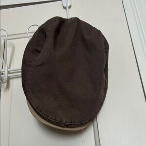 Men's Brown Flat Cap